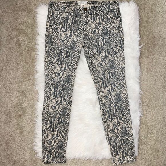 Current/Elliott Boa Print Ankle Skinny Jeans - Picture 6 of 12